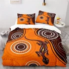 AU Indigenous Style Bedding Set with Animal Patterns Youth Single Double Sizes