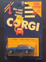 VINTAGE 1984 CORGI JB10 ASTON MARTIN DB5 BLUE