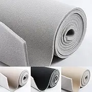 Foam Backed Automotive Flat Knit Car Headliner Fabric Roof Lining Upholstery Craft Replace (Grey, 1.5M x 2.2M)