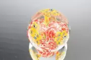 M Design Art Glass Mouth Blown Millefiori Handmade Paperweight Pw-169