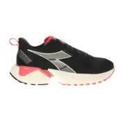 Diadora Mythos Blushield Vigore 2 Running Womens Black, Pink Sneakers Athletic