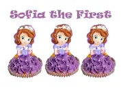 Princess Sofia the First Cupcake Topper (12pcs)