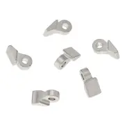 6pcs 3mm x 3.8mm x 1.5mm Eye Glasses Frame Front Single Hinge Three Barrel