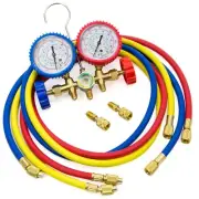 Manifold Gauge Set R410A R22 R404A HVAC A/C Refrigeration Charging Service Di...