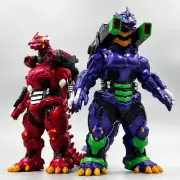Godzilla Movie Monster Kiryu Type-3 Evangelion EVA Unit 01 & 02 Image Color Ver.