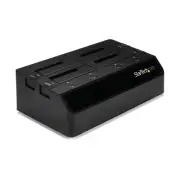 StarTech.com 4-Bay USB 3.0 To SATA Hard Drive Docking Station, USB Hard Drive...