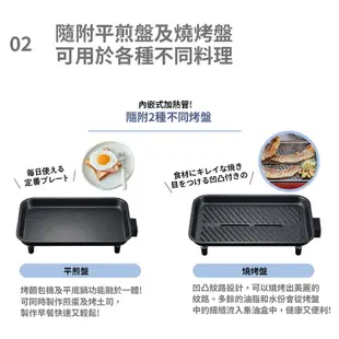 recolte日本麗克特 Hot Plate 電烤盤RHP-1 (3色) 陶瓷深鍋 蒸籠 章魚燒 蒸盤 全機可拆卸清洗