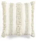 NEW Lush Decor Cream Natural Textured Pillow Cover Rug 20x20 Case Removable $55