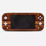 Skins Decals wrap for Nintendo Switch Lite - Red Deep Mahogany Wood Pattern