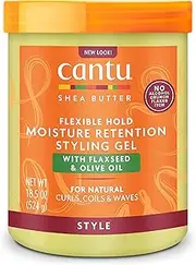 Cantu Shea Butter Maximum Hold Moisture Retention Styling Gel with Flaxseed and Olive Oil 524 g