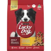 Purina Lucky Dog Roast Chicken, Vegetables & Pasta Dry Dog Food 8kg