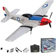 VOLANTEXRC RC Plane 3 Channel Remote Control Airplane Fighter Toys, 2.4GHz 6-axis Gyro Stabilizer RTF Glider Aircraft Plane, Easy to Fly for Adults Kids Beginners Boys (76207 RTF)