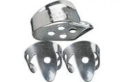 Jim Dunlop Nickel Silver: 1 x Thumb Pick & 2 x .013 IN Finger Picks, Guitar