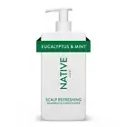 Scalp Refreshing 2 in 1 Shampoo and Conditioner Eucalyptus Mint Sulfate & Parabe