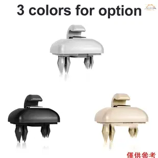 Yiho 汽車遮陽板夾鉤支架掛鉤更換適用於奧迪 A1 A3 A4 A5 Q3 Q5(8E0 857 562)A7 B6