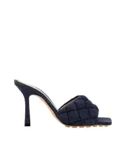 Bottega Veneta Padded Mules in Indigo