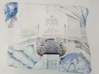 Sigrid Olsen Quilted Standard Pillow Shams Set Of 2 Coastal Blue Beach Shells