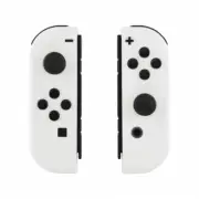 "Soft Touch White" Nintendo Switch Custom Joy-Con's Controllers Unique Design