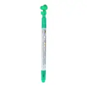 Peanuts Snoopy 3D Double Ended Fineliner, Brush Tip Marker Pen / Green