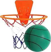 Silent Basketball - Versatile Quiet Basketball with Adjustable Hoop | Quiet Practice Foam Ball | Bounce | No Noise Sport Ball for Dribbling and Indoor Training