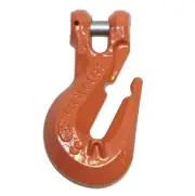 3/8" Grade 100 Cradle Chain Grab Hook with Pin Cartec Brand Clevis Type G100
