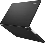 SPIGEN Urban Fit for MacBook Pro 14 inch Case 2024 2023 2021 M4 M3 M2 M1, Heat Ventilation Hard Sleek Slim Fabric Skin Protective Precise Cutouts Protection Cover - Black