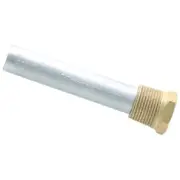 Martyr 3/8" NPT Thread Zinc Engine Pencil Anode with Brass Plug