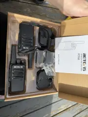 Retevis RT68 UHF Walkie Talkie 2W 1200mAh VOX TOT Alarm Handheld Two Way Radio