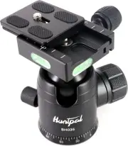 HUNTPAL 36mm Tripod Ball Head Mount for Rifle Shooting Sticks Stands Black