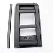 Folding Climbing Ladder Car Side Tailgate Ladder Compatible For Land Rover Defender 90 110 Exterior Accessories 2020 2021 2022 2023 2024(BLACK)