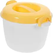 Microwave Rice Cooker Multi Functional Food Container for of Rice Veggies Noodles and More Capacity for Home Use Heat Evenly