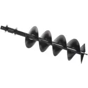 Kincrome Post Hole Auger Bit 200mm Carbon Steel Twin Vanes Deliver - K16034