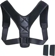 POATOW [New 2023] Posture Corrector for Men and Women - Adjustable Upper Back Brace for Clavicle Support and Providing Pain Relief from Neck, Back and Shoulder (L)