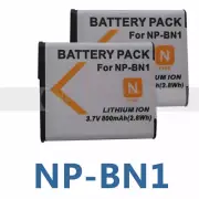 2X NP-BN1 battery For Sony DSC-TX5 DSC-TX7 TX9 TX99 W310 WX7 W830 WX220 DSC-W530