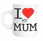 I Love Heart My Mum Gift Mug