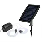 Solar Powered Oxygenator Aerator Pump Pond Aquarium AUS A8V6