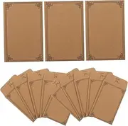 GARVALON Paper Self-adhesive Coin Envelopes 100 Pack Money Seeds Cards Small Envelopes Easy Open Close