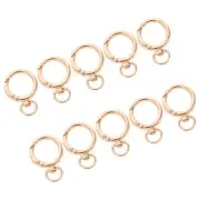 10 Pcs Snap Buckle Carabiner Jewelry Clasp Heavy Duty Swivel Hook