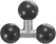 iBOLT Triple 25mm / 1 inch to 25mm / 1 inch - Three Metal Ball Joint Extension Adapter for Industry Standard Dual Ball Socket mounting arms