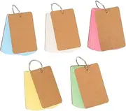 Angoily 5Pcs Blank Memo Cards Writing Notepads for Students for Classroom Essentials Portable Flashcards for Creative Writing Travel Diaries