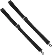 Horse Blanket Leg Braces 2pcs Adjustable Stretchy Straps for Winter Sheets with Sturdy Metal Snap