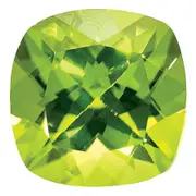 Gemstone Peridot Aa Quality 10mm Antique Cushion