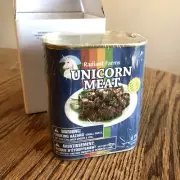 ThinkGEEK Canned Radiant Farms Unicorn Meat NEW Novelty Gag Gift Discontinued