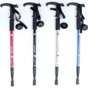 Au Aluminum Alloy Shock Proof T And Straight Handles Three Section Trekking Cane