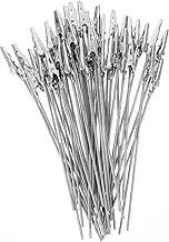 VILLFUL 50pcs Alligator Clips for Memo Cards Metal Wire Table Number Holders Lightweight Clamps for Crafts Photos Notes Easy to Use for Home Office Decor
