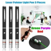 3 Packs Pointer Pen Green Blue Red Light Presentation For office PPT