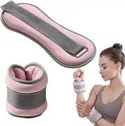 Wrist Ankle Arm Leg Weights Set of 2 (1.5KG/PCS), Wearable wrist weights and Ankle Weights with Adjustable Strap for Women Men Aerobics Gym Yoga Walking Running, Yoga, Gym, Dance, Walking, Workout