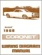 1968 68 DODGE CORONET WIRING DIAGRAM MANUAL