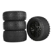 4Pcs Rubber Wheel Tires Wheel Hub For Wltoys 1/10 1/12 1/14 104001 124019 RC Car