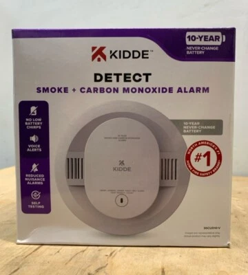 Kidde Detect 30CUD10-V Smoke + Carbon Monoxide Alarm - 10Yr Battery (E10037787)